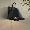 360 Lighting Cartwright 11" High Farmhouse Rustic Outdoor Wall Barn Light Fixture Mount Porch House Exterior Outside Weatherproof Black Front Door - 2 of 4