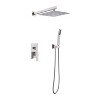 PAGED Shower Head Luxury Dual Shower Head with Self-cleaning Silicone Nozzle, Wall Mounted for Bathroom - 4 of 4