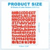 Unique Bargains Mailbox Poster Scrapbooking Decor Self-Adhesive Letter Number Stickers 1/2" 2240 Pcs - 2 of 4