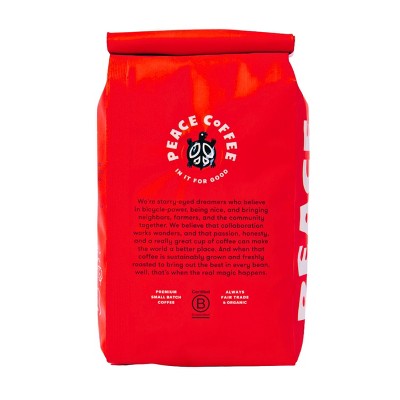 Peace Coffee Do Gooder Dark Roast Coffee – 12oz
