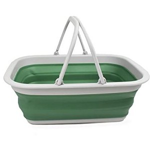SAMMART 9.2L (2.37Gallon) Collapsible Tub with Handles - 1 of 4