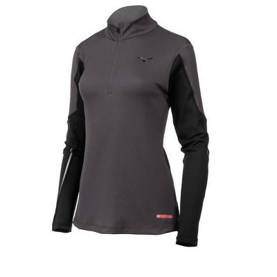 Mizuno Women's Breath Thermo Base Layer Half Zip Running Pullover