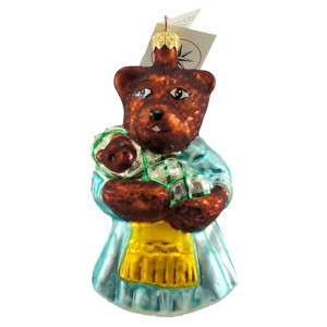 Christopher Radko 5.0 Inch Bear Bundle Ornament Teddy Baby Mom Tree Ornaments - 1 of 3