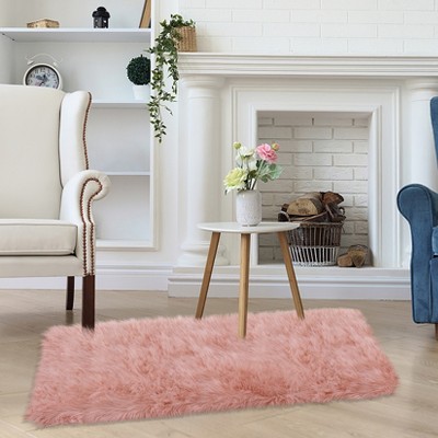 Area Rugs for Bedroom Fluffy Fuzzy Shag Faux Fur Plush Soft Shaggy Easy Care Mats Indoor Floor Soft Carpet for Living Room Decor