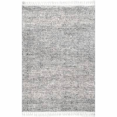 Nuloom Arielle Soft Trellis Textured Tassel Indoor Area Rug