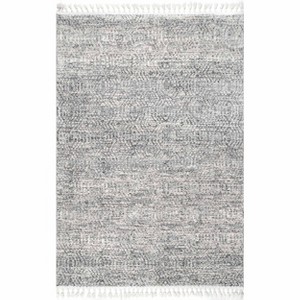 Nuloom Arielle Soft Trellis Textured Tassel Indoor Area Rug - 1 of 4