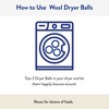 The Clean People 100% New Zealand Wool Dryer Balls – Wool for Laundry, Fabric Softening, Anti-Static, No Lint, Odorless & Reusable - 4 of 4