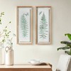 2pc Linden Fern Framed Wall Decor Art Set Natural - Madison Park - 3 of 4