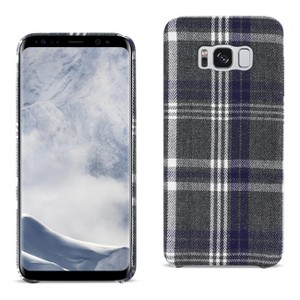 Reiko Samsung Galaxy S8 Edge/ S8 Plus Checked Fabric Case in Black - 1 of 4