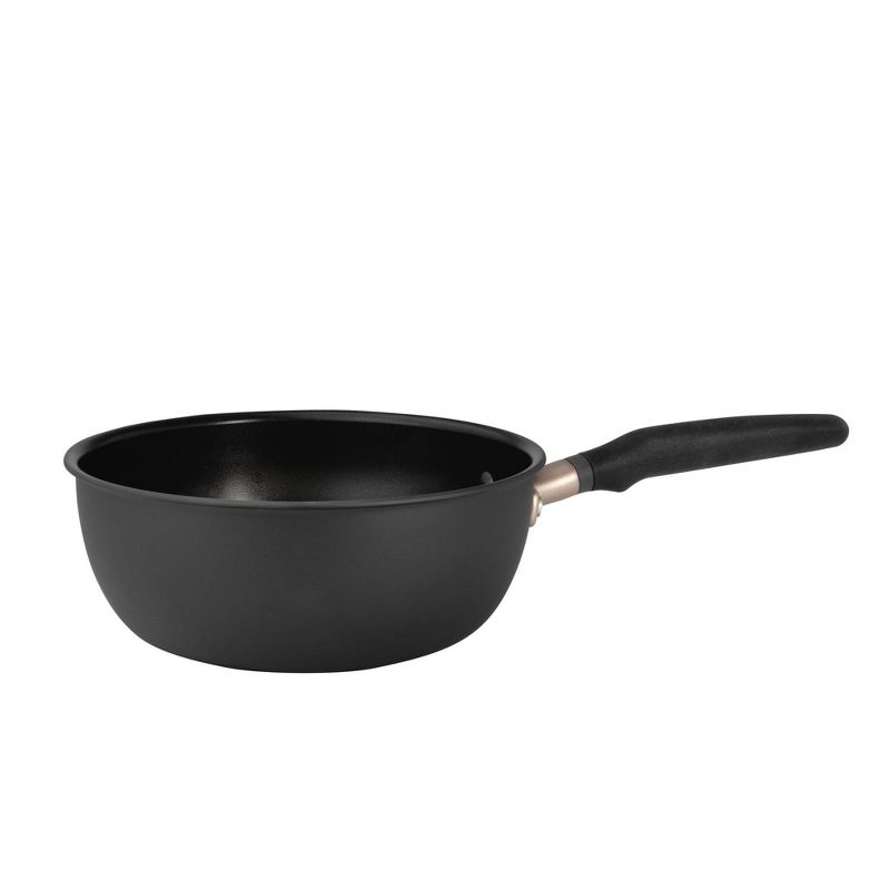 Meyer Accent Series 3qt Nonstick Hard Anodized Induction Chef Pan Matte Black, 1 of 9