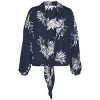 Women's Tie Front Long Sleeve Top - LASCANA - 4 of 4