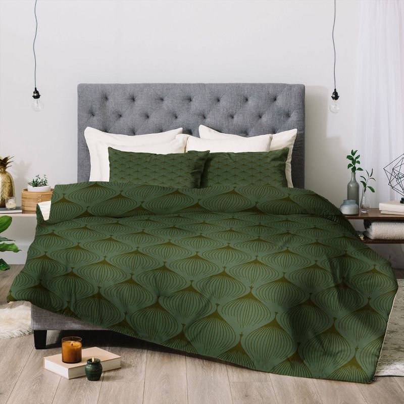 Caroline Okun Mossy Bulbs Comforter & Sham Set - Deny Designs, 5 of 6