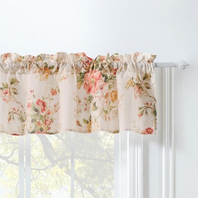 Floral Light-Filtering Lined Rod Pocket Valance, 84" x 18", Buttercup