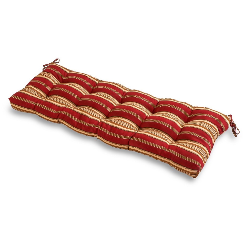 Photos - Pillow Kensington Garden 18"x51" Outdoor Bench Cushion Roma Stripe