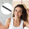 Unique Bargains Hair Comb Classic Styling Compact Comb Detangling Comb for Hair Styling 18cm Plastic Black - 3 of 4