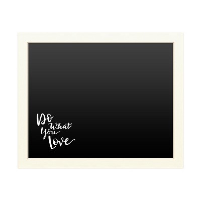 Functional Chalkboard with Printed Artwork - ABC 'Do What You Love' Chalk Board Wall Sign