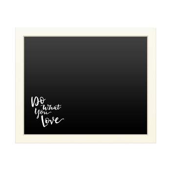 Trademark Fine Art Functional Chalkboard with Printed Artwork - ABC 'Do What You Love' Chalk Board Wall Sign