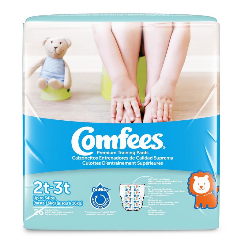 Comfees Toddler Training Pants, Moderate Absorbency, 3 of 4