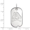 Black Bow Jewelry 10k White Gold East Carolina Pirates NCAA Pendant - 2 of 3