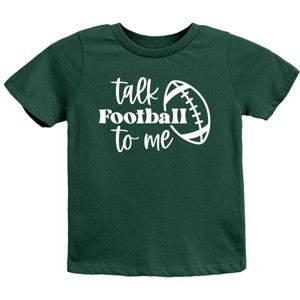 The Juniper Shop Talk Football To Me Ball Youth Short Sleeve Tee - 1 of 4