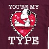 Men's - Peanuts - You're My Type Short Sleeve Graphic T-Shirt - 2 of 4