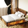 Platform Bed Frame with Headboard & 4 Storage Drawers, Sturdy Quiet Metal Platform Bed Frame - 4 of 4
