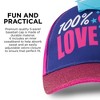 JoJo Siwa Little Girl’s Baseball Hat for Ages 4-7- Blue - 3 of 4
