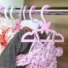 Doll Clothes Hangers for American 18" Dolls - Set of 12 White Butterfly Hangers - Coat Hangers, Holds Shirt, Pants, Skirt - 4 of 4