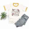 S.W.Smiley Step Into The Sunshine - Women's Ringer Graphic T-Shirt - 2 of 4
