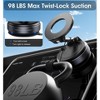 Itopfox Upgraded Vacuum Magnetic Car Phone Holder with 360° Reinforced Suction Cup for MagSafe & All Smartphones, Gym & Mirror Mount - 4 of 4