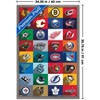 Trends International NHL League - Logos 25 Framed Wall Poster Prints - 3 of 4