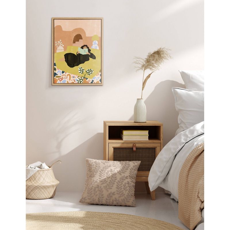 18&#34; x 24&#34; Sylvie Stay True by Alja Horvat Framed Wall Canvas Natural: UV-Resistant, Easy Hang, Modern Decor - Kate & Laurel All Things Decor, 6 of 8