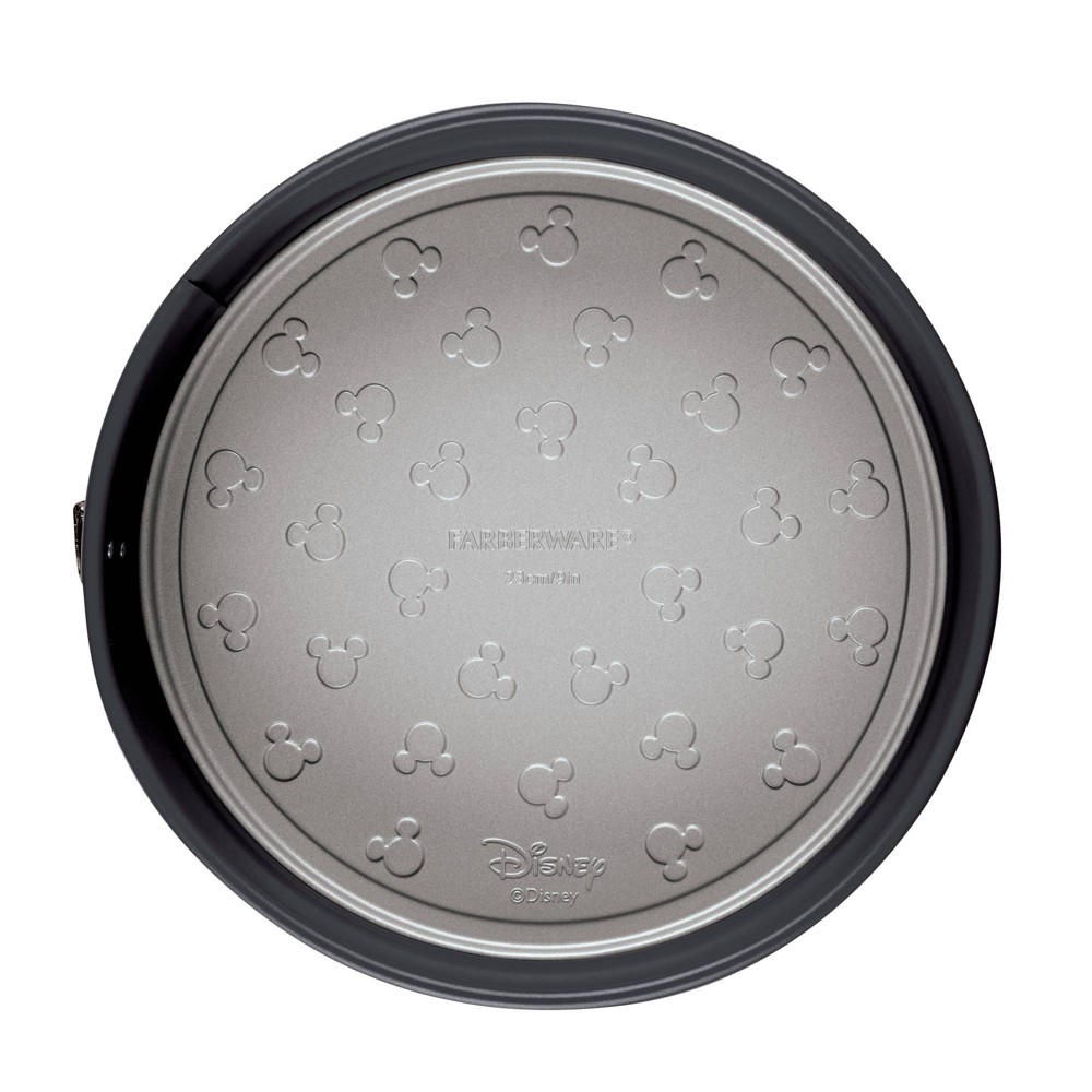 Farberware Disney Bake with Mickey 9 Nonstick Springform Pan Black