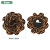 Unique Bargains Alloy Satin Fabric Big Flower Dainty Brooch Pin 1 Pc - 3 of 4