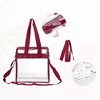 Unique Bargains PVC Zipper Clear Makeup Bag 1 Pc - 4 of 4