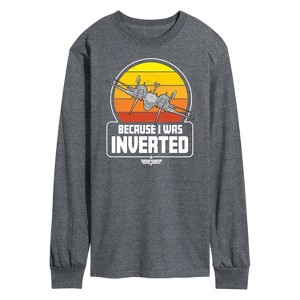 Men's - Top Gun - Because I Was Inverted Long Sleeve Graphic T-Shirt - 1 of 4