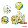 PICASSO-TILES 45 PC Construction Themed, Magnetic Tiles, Magnetic Building Blocks for Kids, Magnet for Kids 3+ - 3 of 4