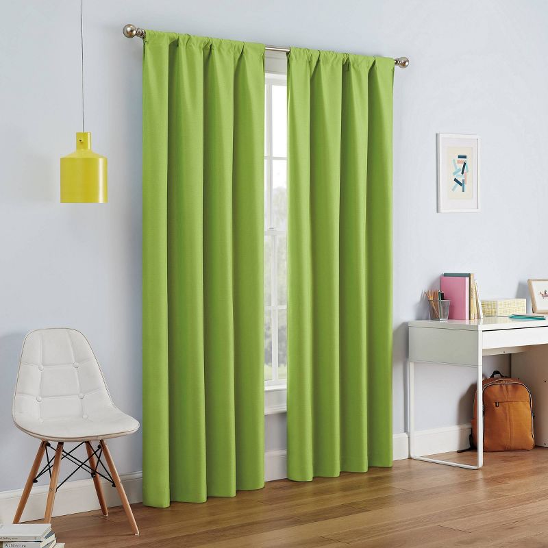 42" Kenna Blackout Thermaback Curtain Panel - Eclipse My Scene, 3 of 14