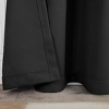 Classic Modern Solid Room Darkening Semi-Blackout Curtains, Rod Pocket, Set of 2 by Blue Nile Mills - image 3 of 4