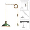 CLAXY Nordic Plug-in Pendant Light Green Shade with Switch - 4 of 4