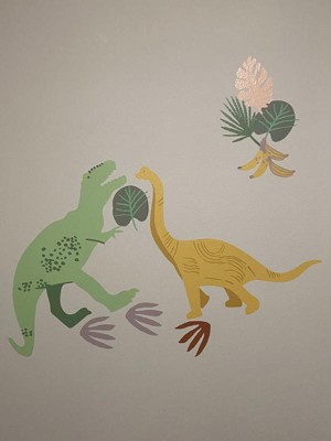 Mod Dinosaur Large Kids' Wall Decal Stickers - Sweet Jojo Designs : Target