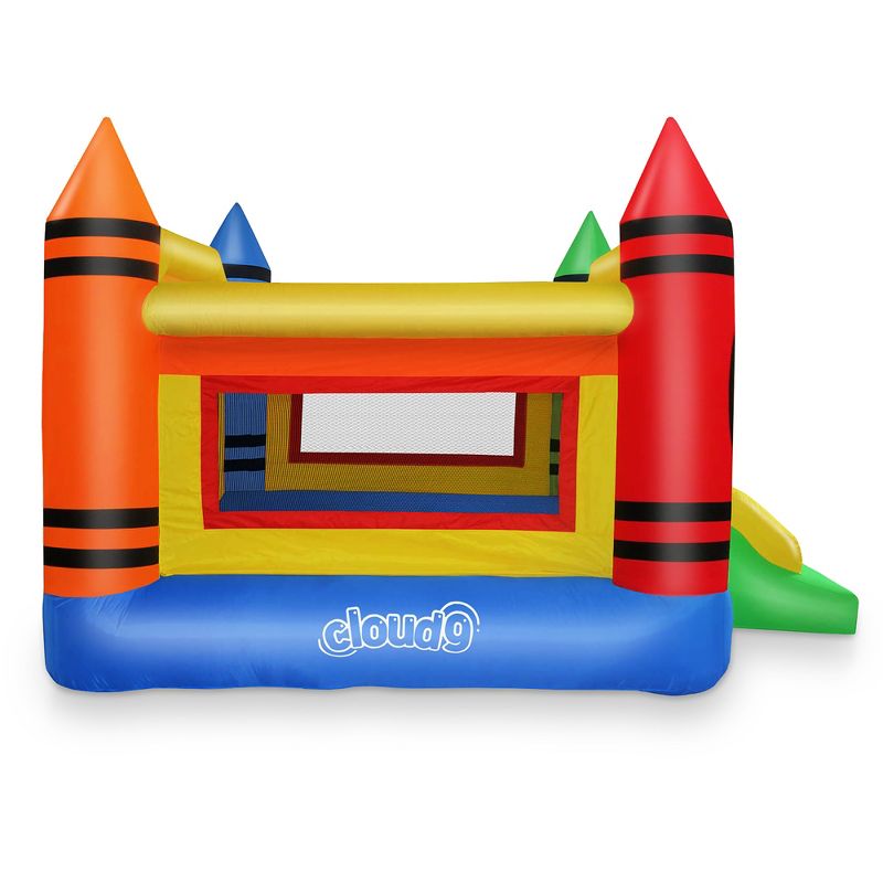 Cloud 9 Mini Crayon House - Inflatable Bouncer with Blower, 3 of 7