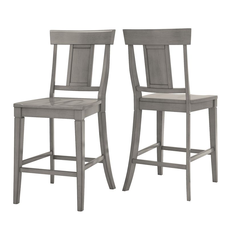 Set of 2 24" South Hill Panelled Back Counter Chair - Inspire Q, 1 of 13
