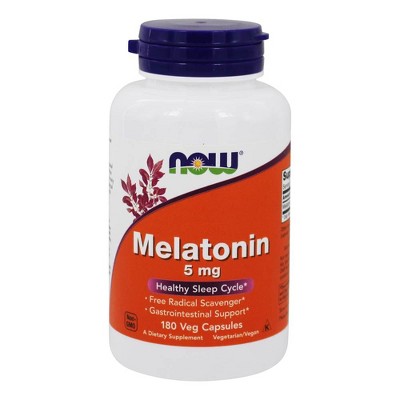 Photo 1 of NOW Foods Melatonin High Potency 5 mg.  -  180 Count Expires March 2024