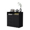 Okak 3/4-Drawer Open Shelf Storage Dresser Versatile Organizer for Small Spaces Modern Home Office/Bedroom Furniture - 4 of 4