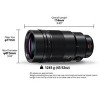PANASONIC LUMIX G Leica DG ELMARIT Lens, 200mm, F2.8 ASPH., Mirrorless Micro Four Thirds, H-ES200, Includes 1.4X Teleconverter DMW-TC14 - 3 of 4