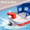 iPlay, iLearn Toddler Boat Bath Toys, Baby Bathtub Shower Toy Set W/ Wind up Swimming Boats - 2 of 3
