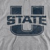 Utah State University Official Distressed Primary Adult Pull-Over Hoodie - 2 of 4