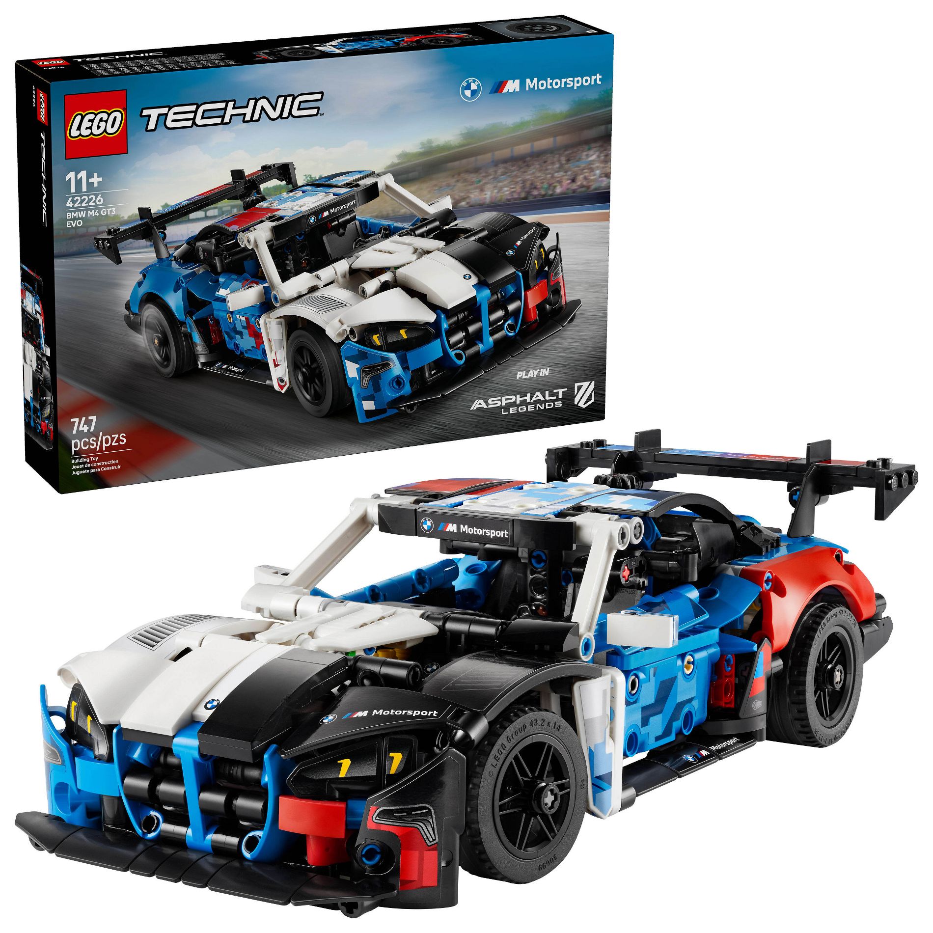 LEGO Technic BMW M4 GT3 EVO Race Car Toy 42226