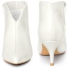 Perphy Women's Pointed Toe V Shape Stiletto Heel Ankle Booties - 2 of 4